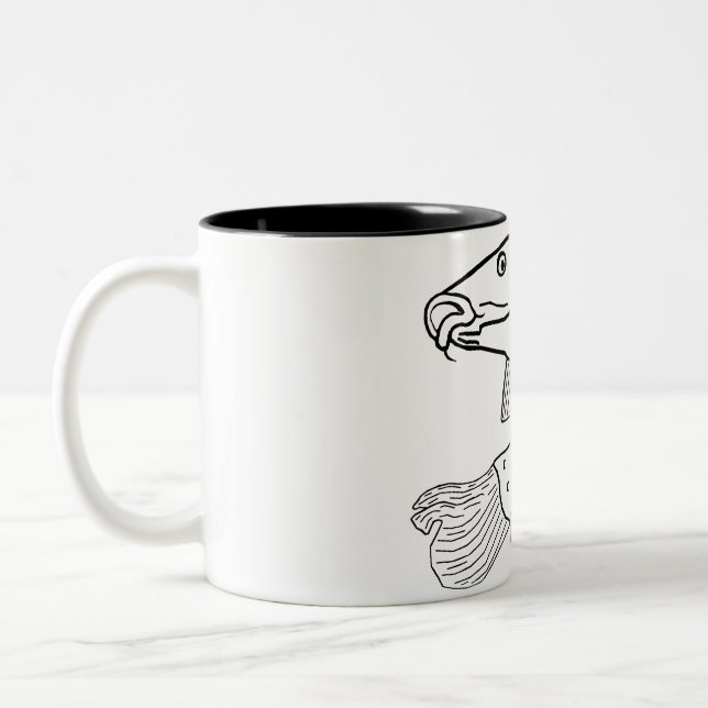 Taza Bicolor Cartucho común (Izquierda)