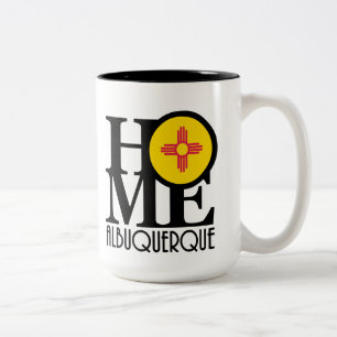 Taza Bicolor CASA Albuquerque NM 15oz