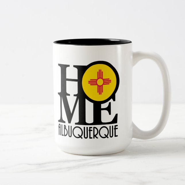 Taza Bicolor CASA Albuquerque NM 15oz (Derecha)