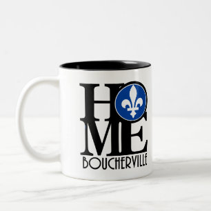 Taza Bicolor CASA Boucherville Quebec 11oz