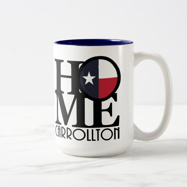 Taza Bicolor CASA Carrolton Texas 15oz (Derecha)