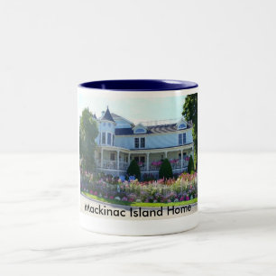 Taza Bicolor Casa de la isla Mackinac