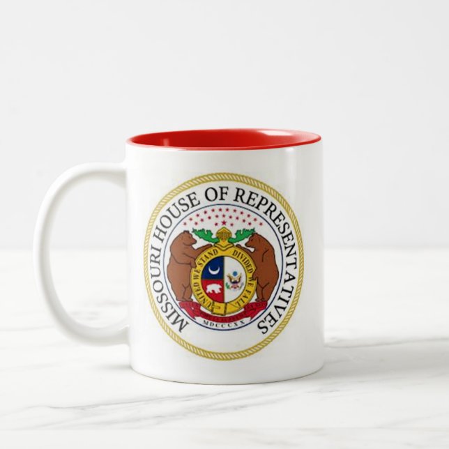 TAZA BICOLOR CASA DE REPRESENTANTES DE MISSOURI (Izquierda)