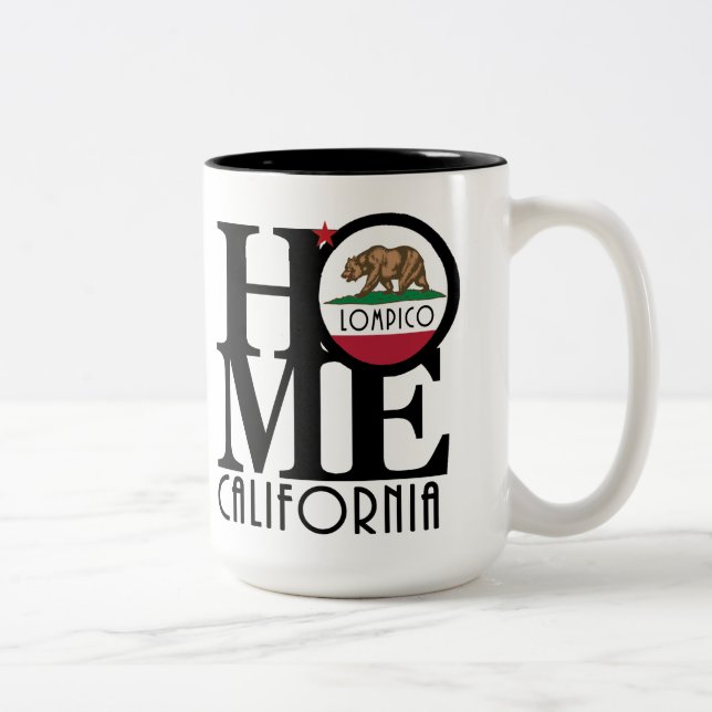 Taza Bicolor CASA Lompico California 15oz (Derecha)