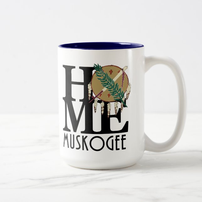 Taza Bicolor CASA Muskogee OK 15oz (Derecha)