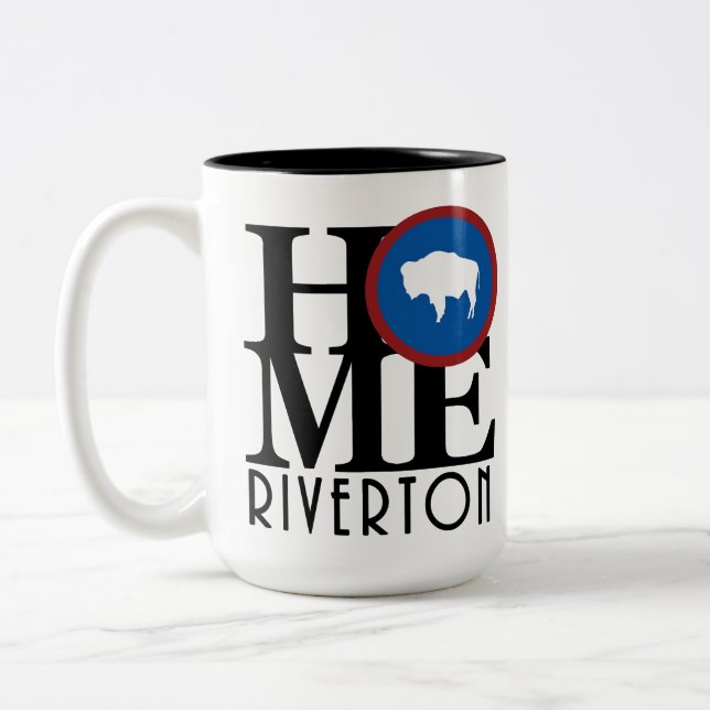 Taza Bicolor CASA Riverton Wyoming 15oz (Izquierda)