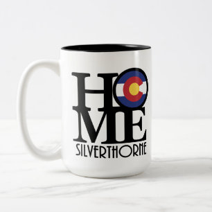 Taza Bicolor CASA Silencio COlorado 15oz