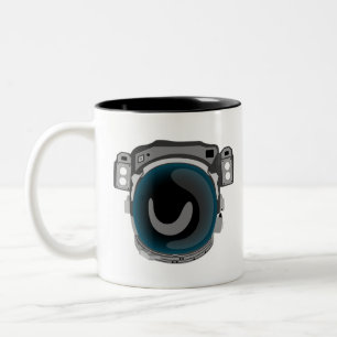 Taza Bicolor Casco espacial