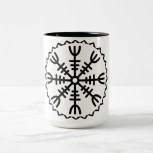 Taza Bicolor Casco Vikingo del Terror