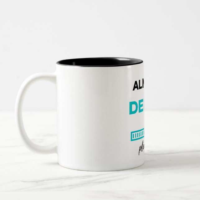 Taza Bicolor Casi Un Dentista 2 (Izquierda)