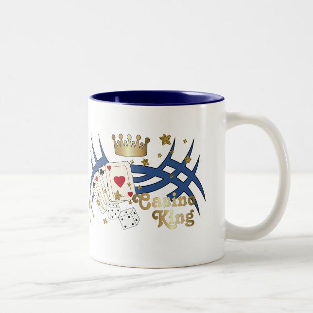 Taza Bicolor Casino King (Derecha)