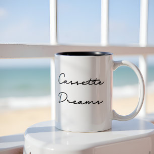 Taza Bicolor Cassette Dreams Retro