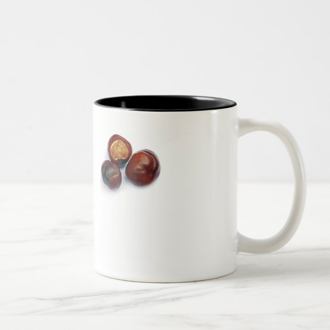 Taza Bicolor castaña de caballo (Derecha)