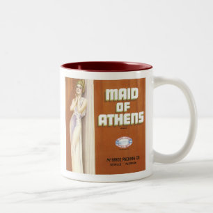 Taza Bicolor Castilla de fruta de la marca Vintage Maid of Athe