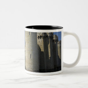 Taza Bicolor Castillo Bodiam (1385), reflejado en foat, Este