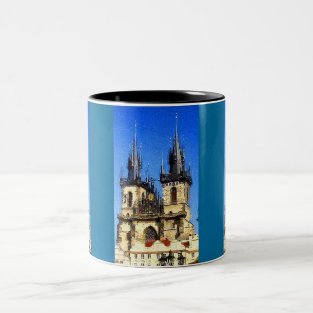 Taza Bicolor Castillo de Praga (Centro)