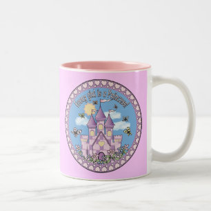 Taza Bicolor Castillo de Princess