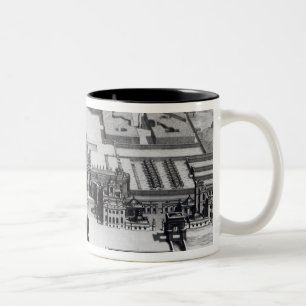 Taza Bicolor Castillo Howard, de 'Vitruvius Britannicus