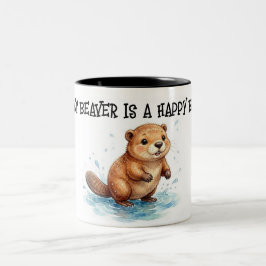 Taza Bicolor Castor Mojado
