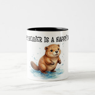 Taza Bicolor Castor Mojado