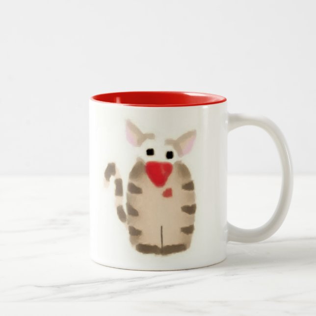 Taza Bicolor Cat Mug (Derecha)
