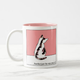 Taza Bicolor Cat Mug_Pink