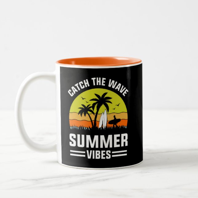 Taza Bicolor Catch The Wave Summer Vibes-64193 (Izquierda)