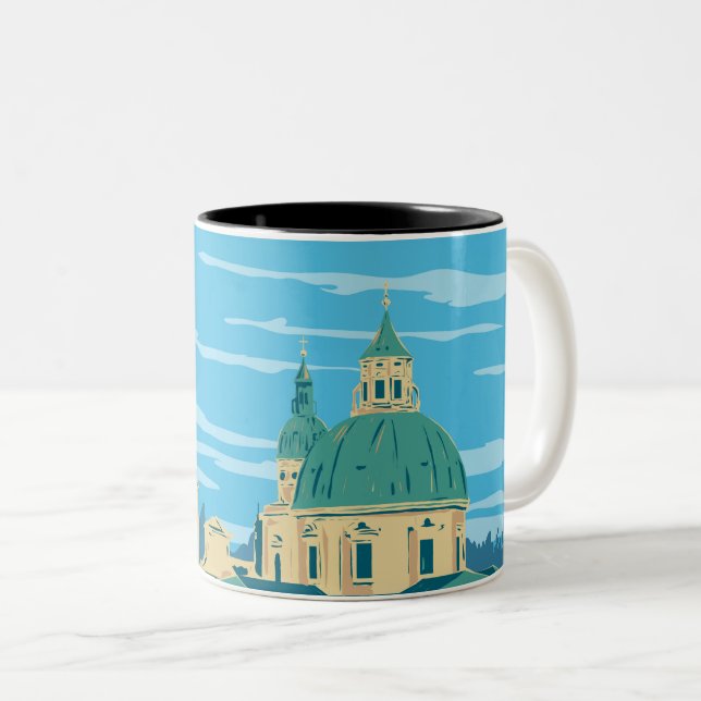 Taza Bicolor Catedral de Salzburgo (Anverso derecho)