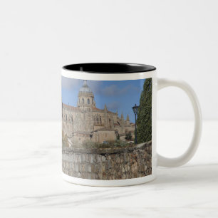 Taza Bicolor Catedrales de Salamanca, vistas desde Puente Roman