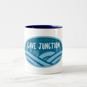 Taza Bicolor Cave Junction Oregon al aire libre