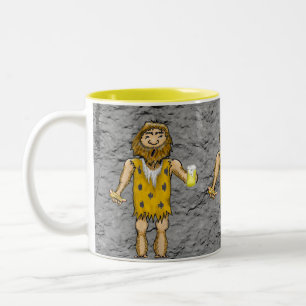 Taza Bicolor Caveman Mug