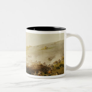 Taza Bicolor Caza del búfalo, anillo, c.1832