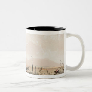 Taza Bicolor Caza del canguro