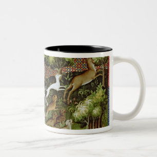 Taza Bicolor Caza del macho, del Livre de la Chasse