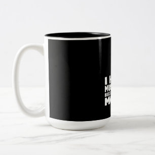 Taza Bicolor Cazo Setas Porque No Tengo Moreles