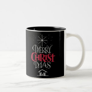 Taza Bicolor CCRISTO Feo Merrymas Sweater Elegante Cristiano