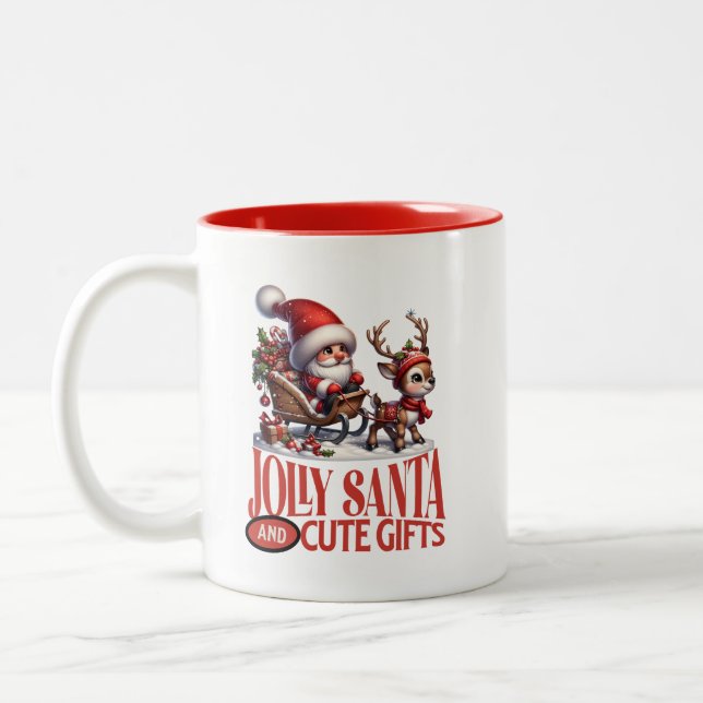 Taza Bicolor CDjollysantacuado (Izquierda)