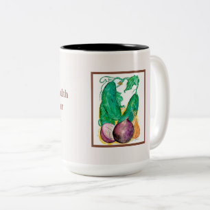 Taza Bicolor Cebollas y cukes