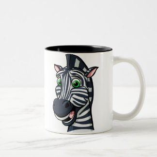 Taza Bicolor Cebra del dibujo animado