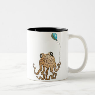 Taza Bicolor Cefalópodo con el globo