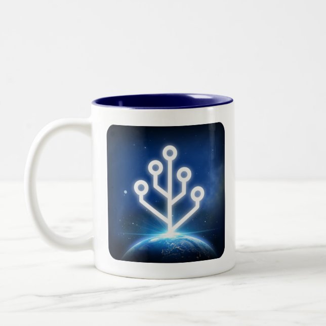 Taza Bicolor Celda a Mug de singularidad (Izquierda)