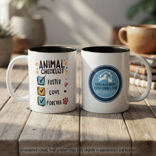 Taza Bicolor Celebración Caprichosa de Fracaso en el Acogimient