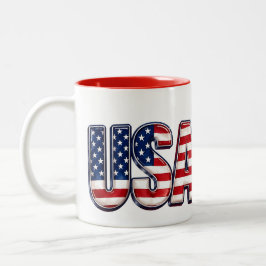 Taza Bicolor Celebración patriótica del 250º 4 de julio de EE. 