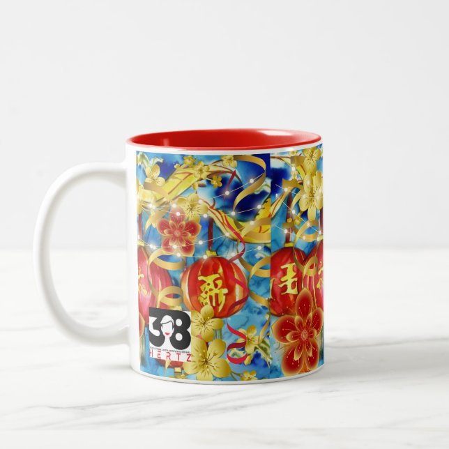 Taza Bicolor Celebraciones chinas (Izquierda)