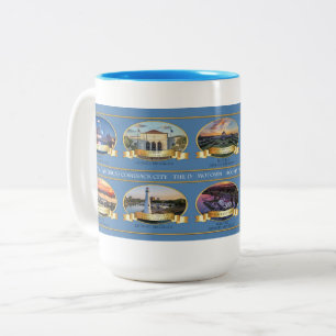 Taza Bicolor Celebrar Detroit Mug