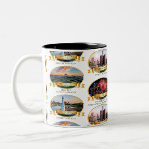 Taza Bicolor Celebrar Detroit Mug