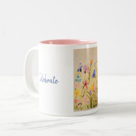 Taza Bicolor Celebrar la amabilidad