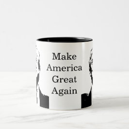 Taza Bicolor Celebrate America 250 and President Trump #11