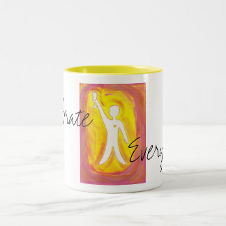 Taza Bicolor ¡Celebre diario!
