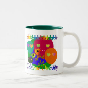 Taza Bicolor Celebre la diversidad